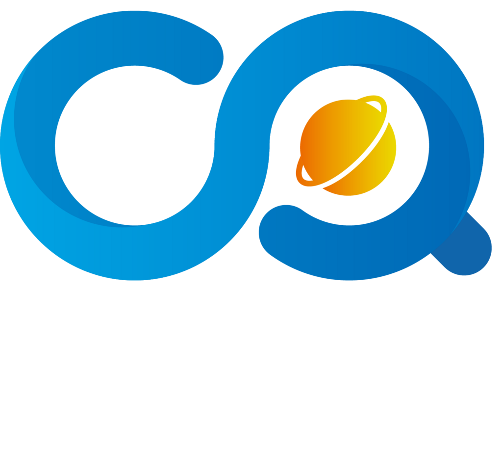 科普重庆logo竖版白色